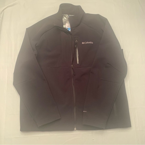 Columbia soft shell Mens black Jacket size  XL - Picture 1 of 7
